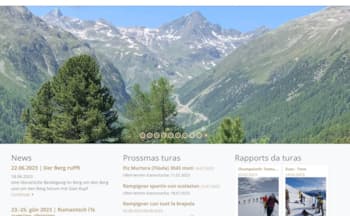 Website Club Alpin Engiadina Bassa Val Müstair (CAS)